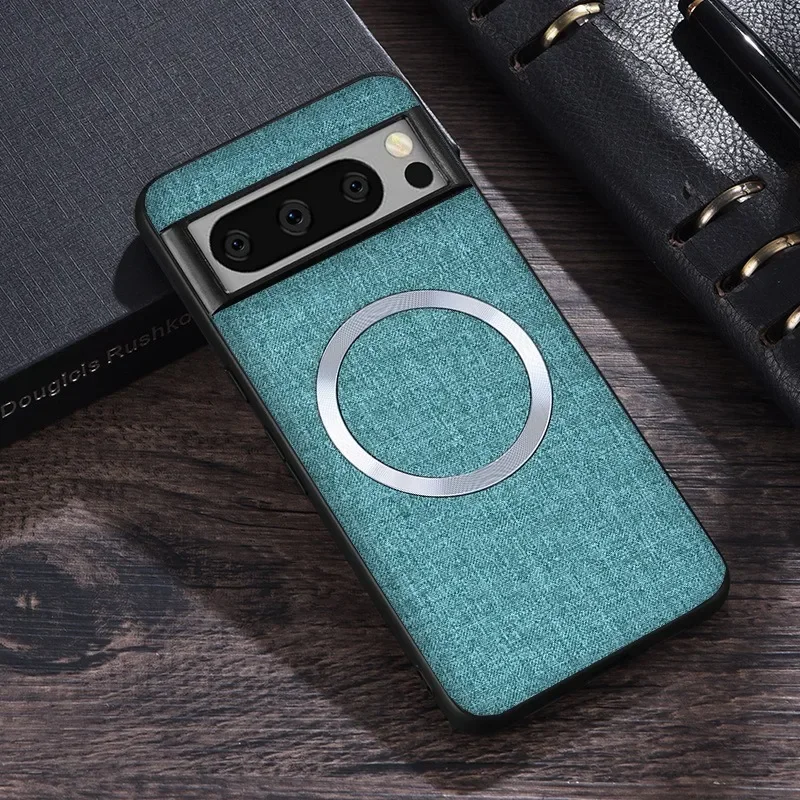 MagSafe Fabric Cloth Magnetic Wireless Charging Slim Case Cover