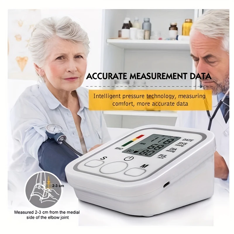 USB Digital Sphygmomanometer Medical Health Detector Home Upper Arm Blood Pressure Measur Adult kid Pulse Monitor blood pressure monitor blood pressure meter