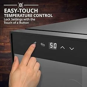 Ivation wine cooler easy touch control