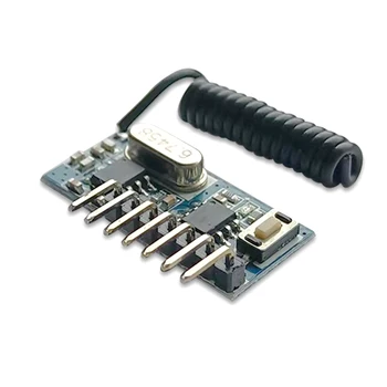 Ricevitore telecomando RF 433 Mhz e modulo interruttore ricevitore relè RF 433 MHz DC3.3V-5V Jog Controller di interblocco autobloccante