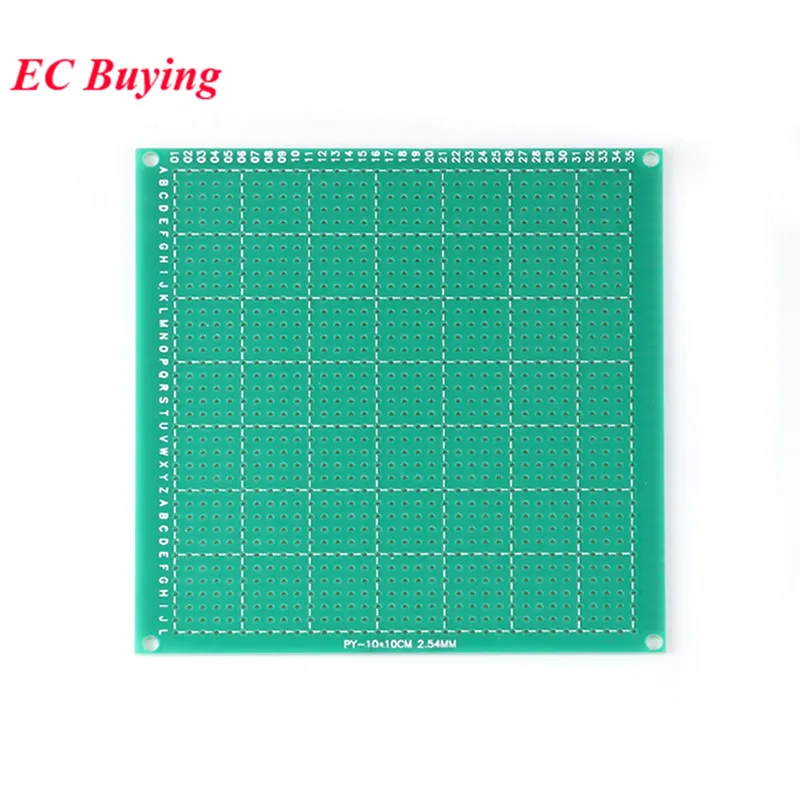 10x10cm Single Side PCB Prototype Board Diy Universal Prototyping Printed Circuit Board Protoboard 10*10CM Breadboard Plate