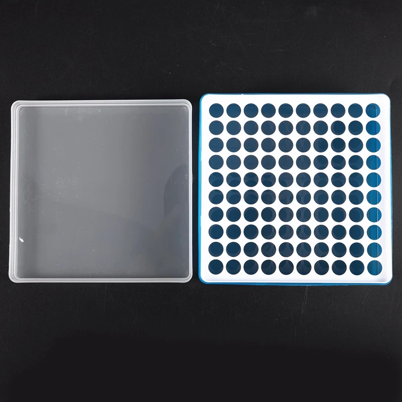 SOSW-Plastic Square Laboratory 1.5ml Centrifuge Tube Case Box