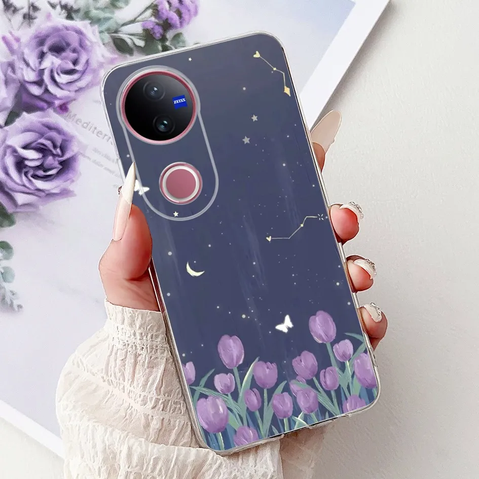 Luxury Marble Lion Soft Silicone Clear Bumper Case