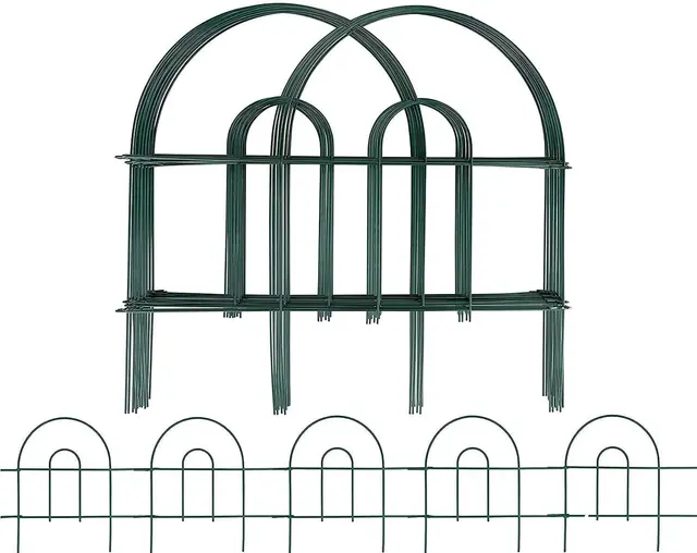 Clôture en fer forgé pour décoration de jardin, petite clôture intérieure pour  jardin fleuri et potager, 29x43cm, 1PC - AliExpress