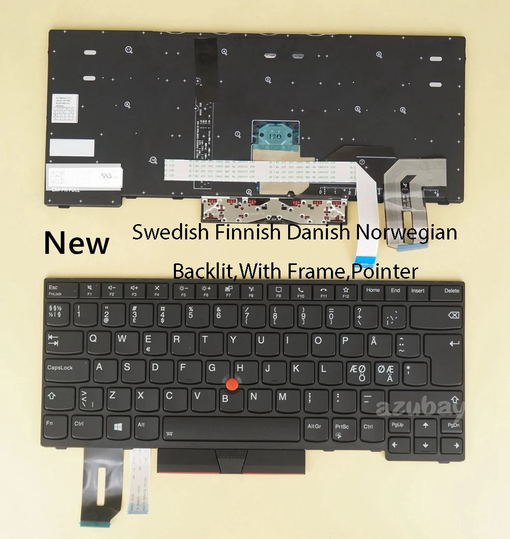 dinamarquês norueguês sueco finlandês teclado para thinkpad