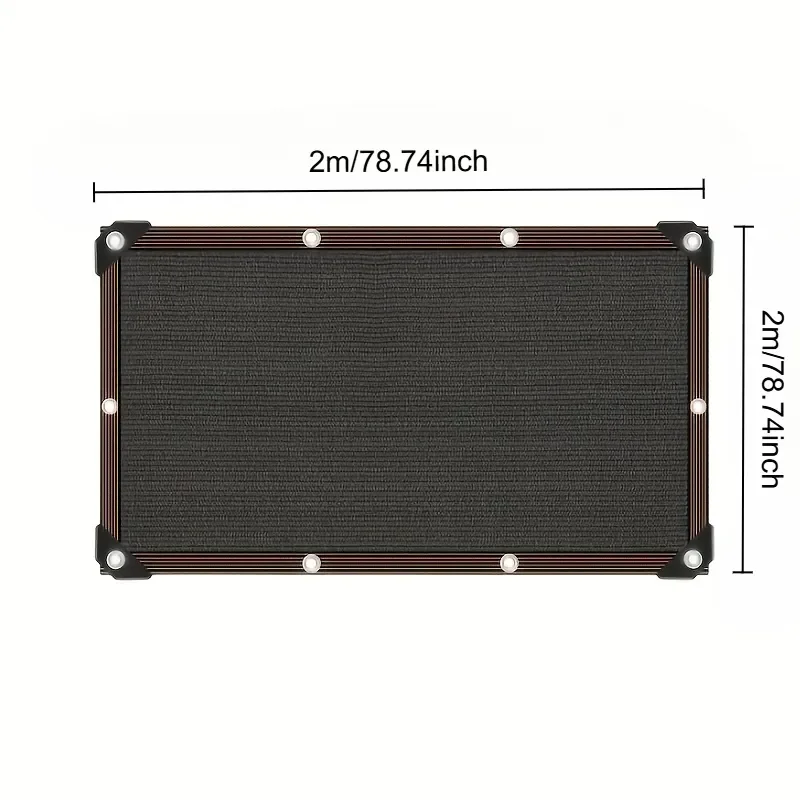 Black HDPE Sun Shade Net – UV Protection Garden & Patio Mesh 3