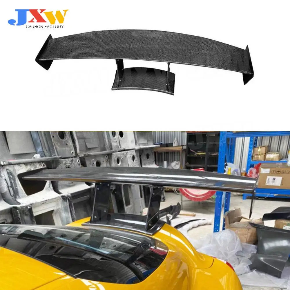 

Carbon Fiber/FRP V Style Rear Trunk Boot Spoiler Lip Wings For Toyota Supra GR A90 A91 2019 2020 + Rear Trunk Duck Spoiler Wing