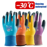 -30 Degrees Cold Storage Anti-freeze Unisex Labor Protection Gloves Fishing Cold-proof Thermal Windproof Work Gloves 2