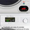 Basic Stackable 13 lbs Washer + Vented Sensor Dryer 3.5cf 110V, Automatic, Compact Washing Machine, 120 Volts 6