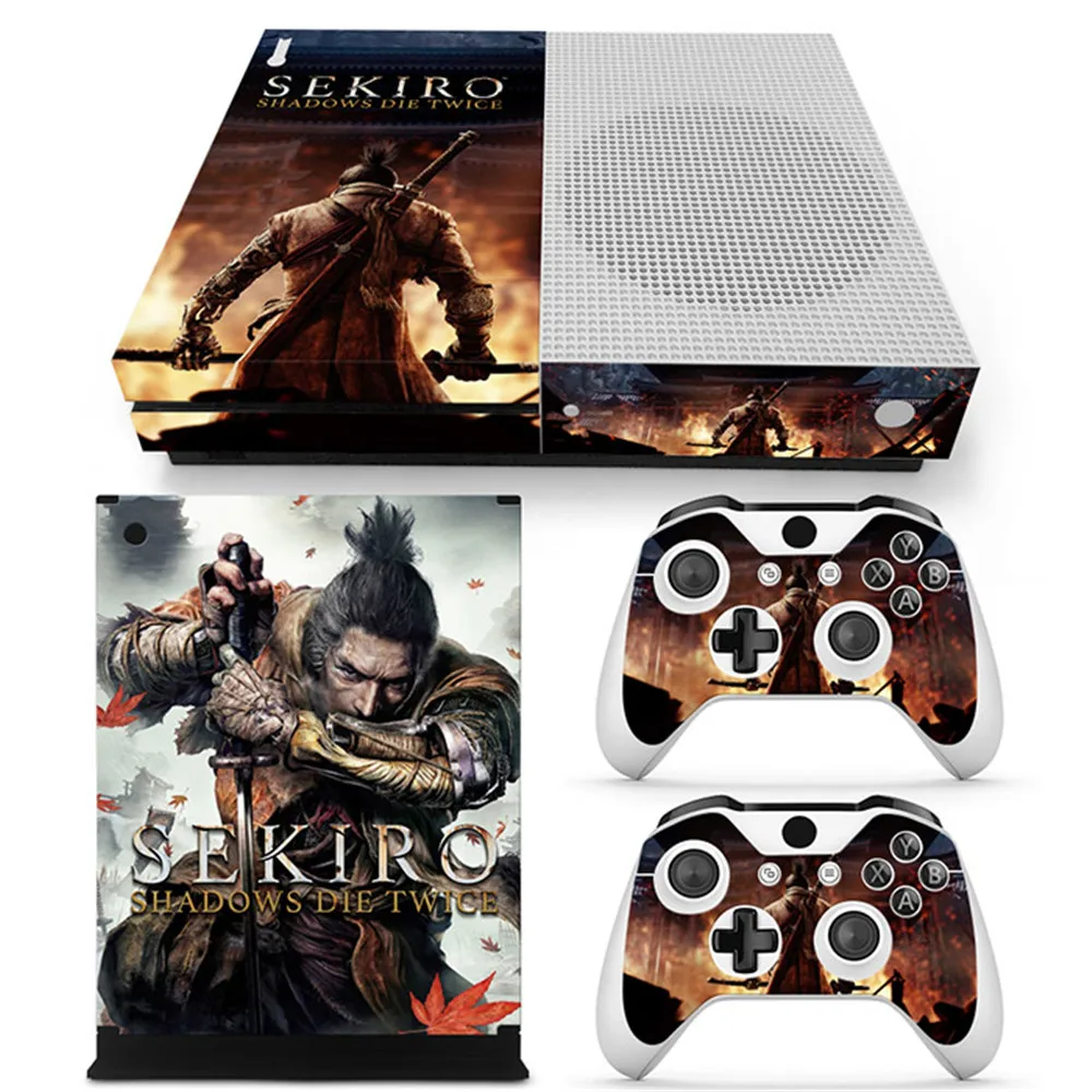 Skin Sticker Per Xbox One S Console Controller Decal Vinyl Cover Blood Sekiro Shadows Die Twice