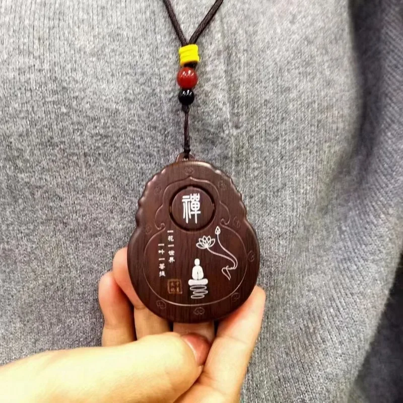 Wireless Speakers with Mini Music Player, Rechargeable, Portable Neck Hanging Design