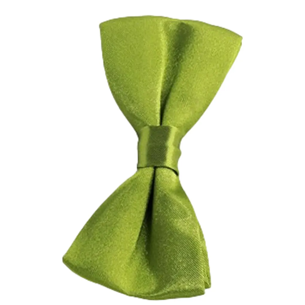 Green Classic Bow Tie Style For Boys Easy To Wear Easy To Love Versatile Style Kids Pre-Tied Bow Tie