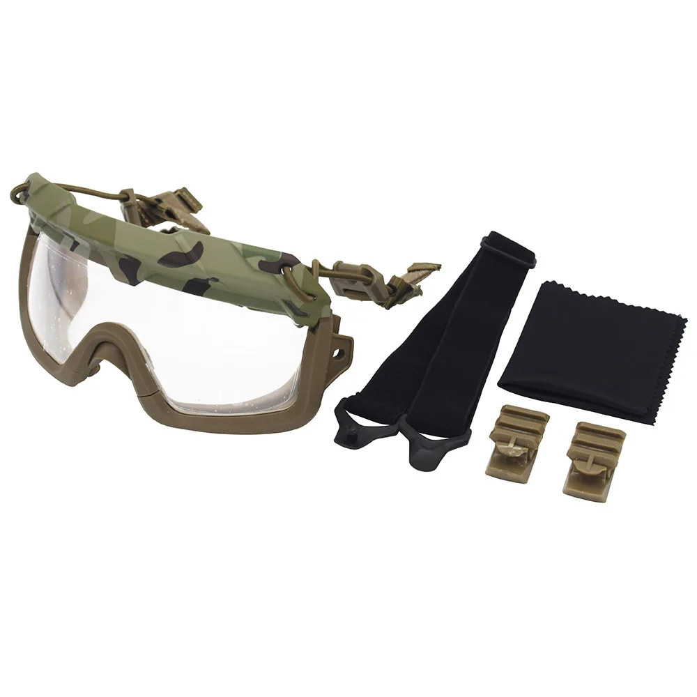 Tactical Goggles Shooting Glasses Polarized Goggles Hunting Glasses Airsoft Tactical Helmet Goggles For FAST MICH Wendy Series Helmets Accessories