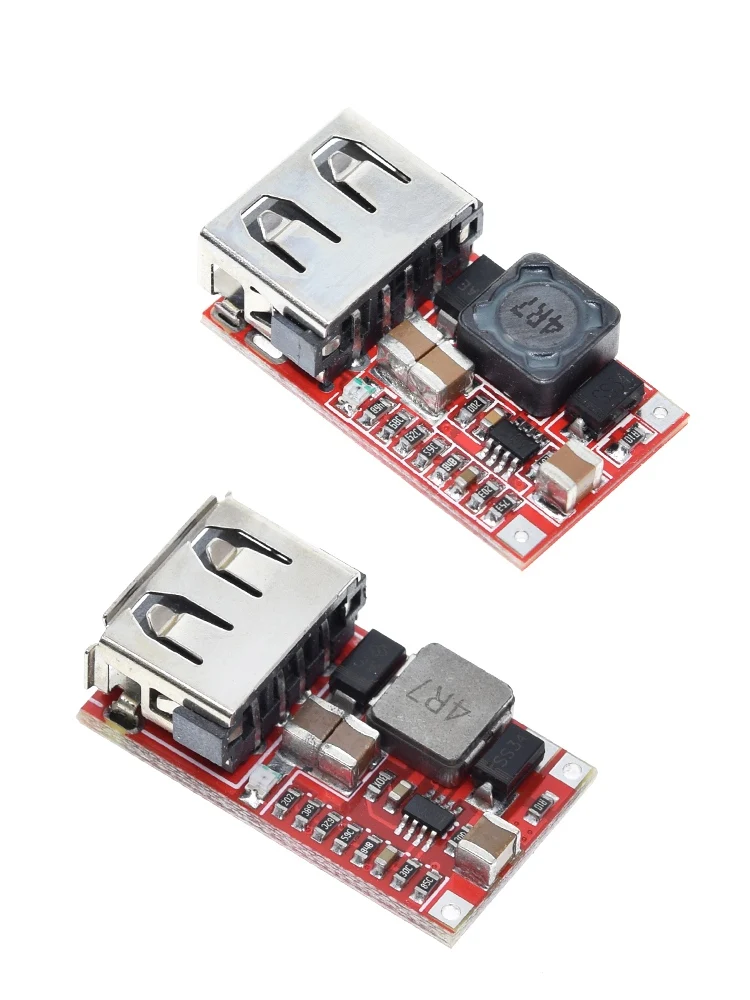 TZT 1/3개입 정밀 DC 버크 스텝다운 컨버터 6-24V에서 5V 3A로 자동차 USB 충전 모듈 12V 5V 전원 공급