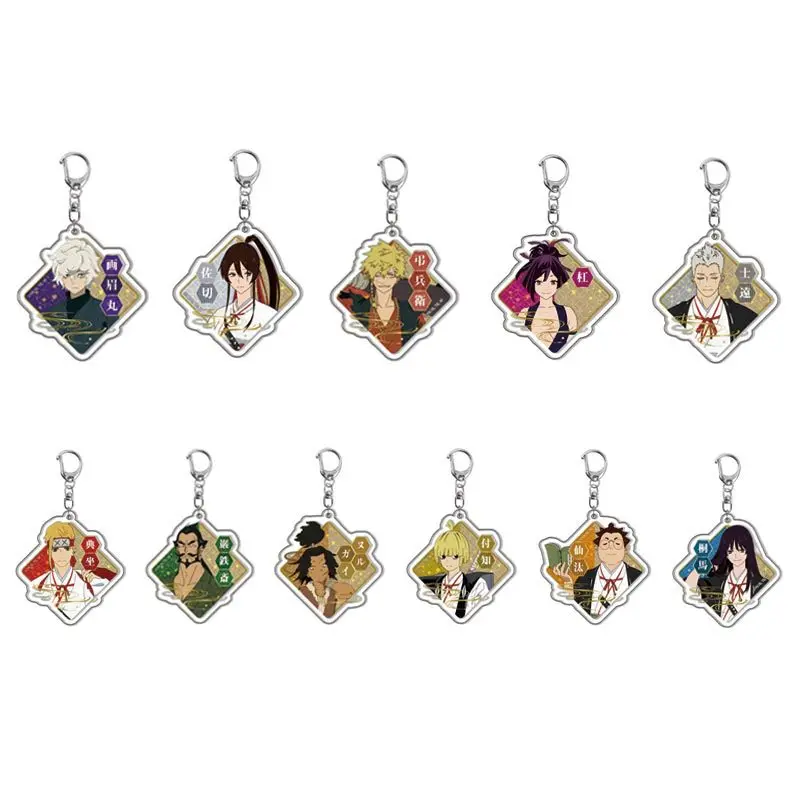 

20Pcs Anime Jigokuraku Acrylic Keychain Yuzuriha Cute Character Pendant Men and Women Keychain Jewelry Wholesale Gift Decoration