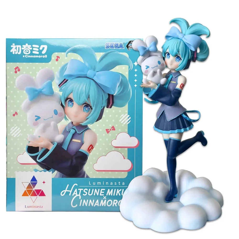 

Фигурка аниме Hatsune Miku X Cinnamoroll, 17 см, периферийные коллекционные модели, декоративные украшения, подарок для детей