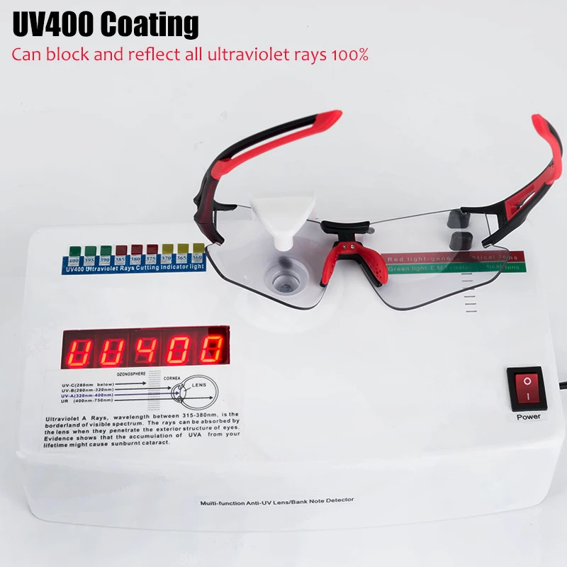 ROCKBROS Cycling Glasses Lightweight Photochromic Glasses UV400 Protection Men Women Outdoor Sports Sunglasses Bicycle Goggles Cycling Sunglasses