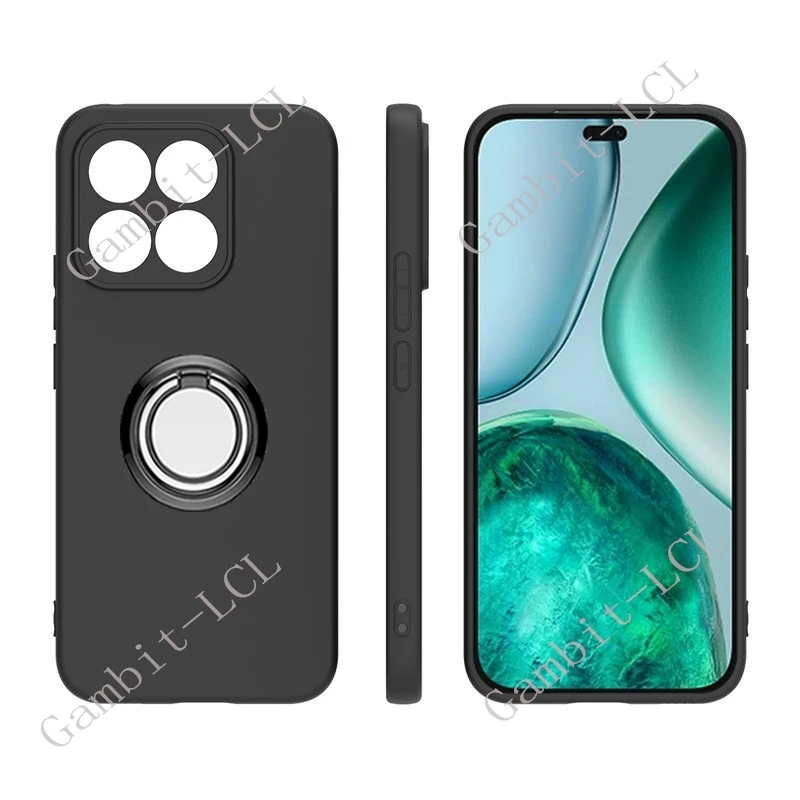 For Honor X8c 2025 6.7" HonorX8c ABR-LX1 ABR-LX2 ABR-LX3 Back Ring Holder Bracket Phone Case Soft Original Shockproof Cover 3
