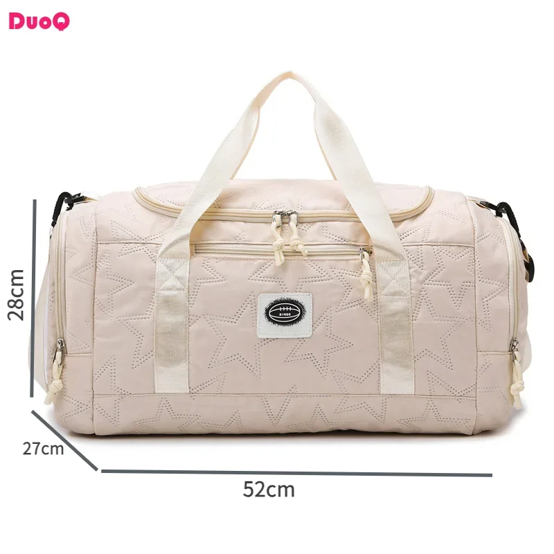 Travel Bag Large Capacity Accommodation Storage Bag Fitness Yoga Portable Business Travel Luggage Bag Dry and Wet Separation