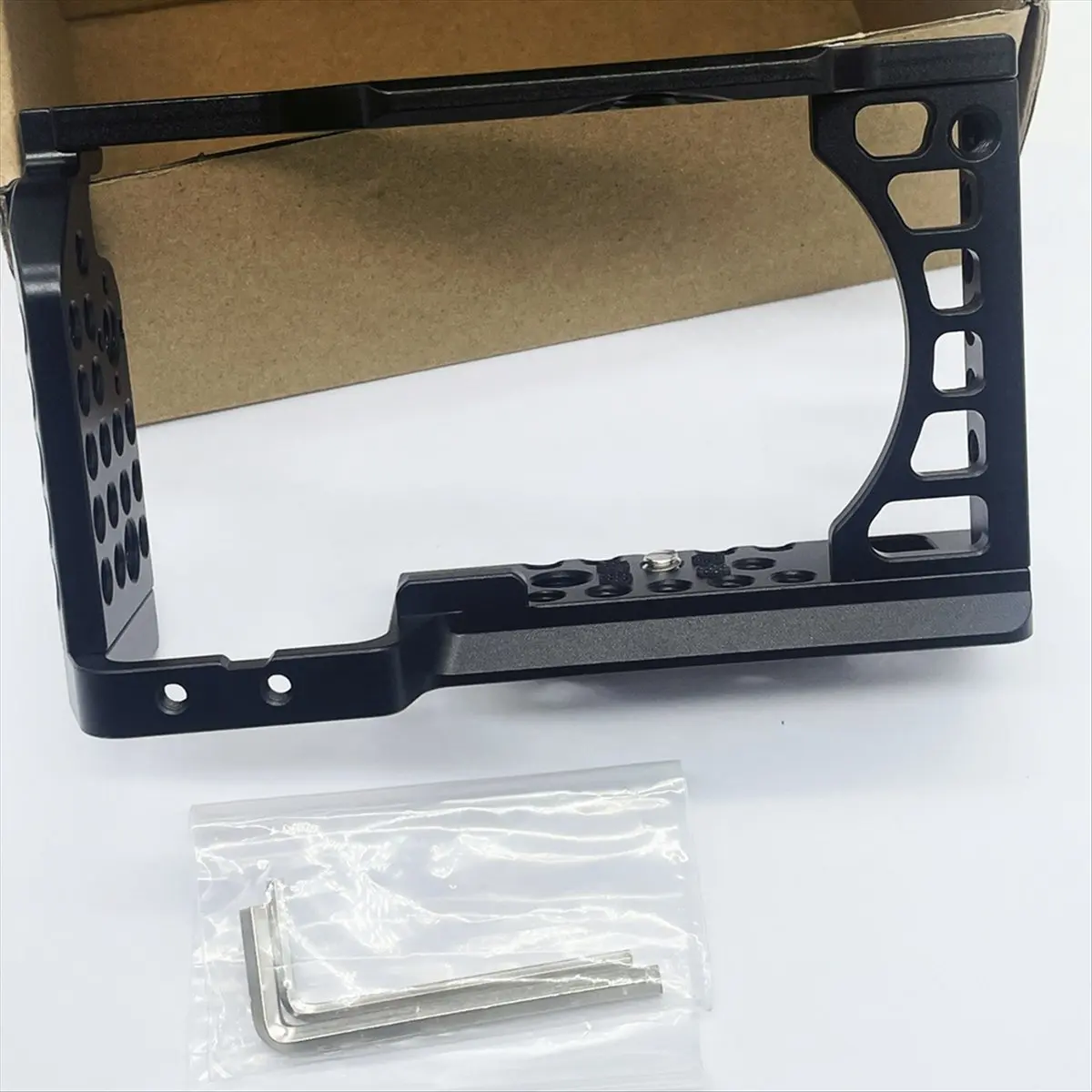 N05R 카메라 케이지 ( A6100 A6300 A6400 A6500 용) 액세서리 케이스 핸드헬드 브래킷 콜드슈 마이크 LED 라이트 마운트 비디오 리그