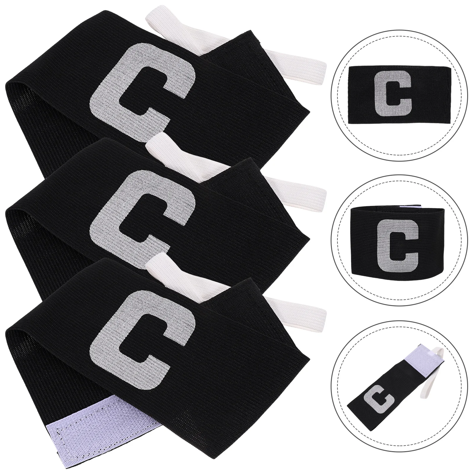 

Wear-resistant Arm Band Football Training Supplies Captain C-label Armband Yellow