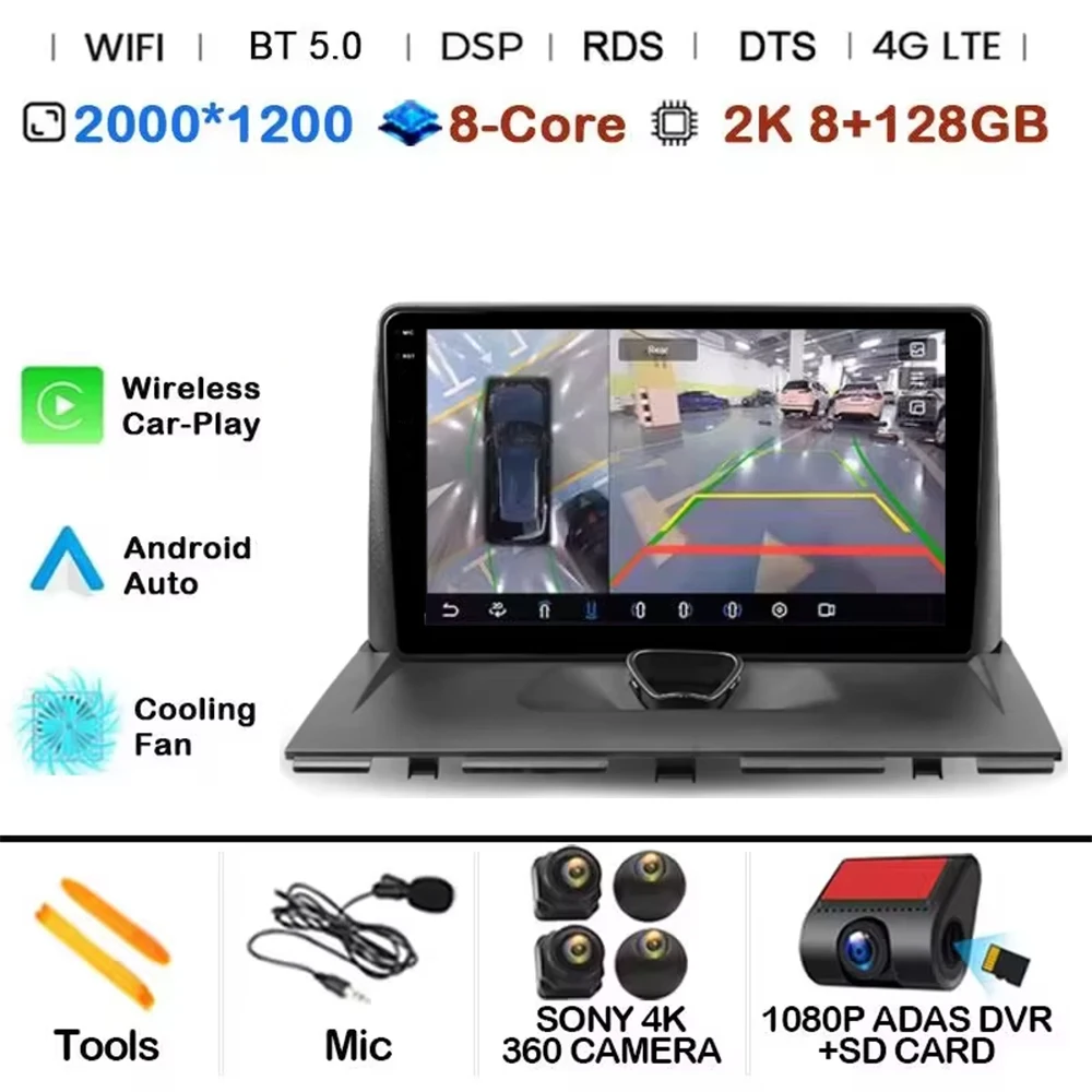 2K 8G-128G 360 DVR