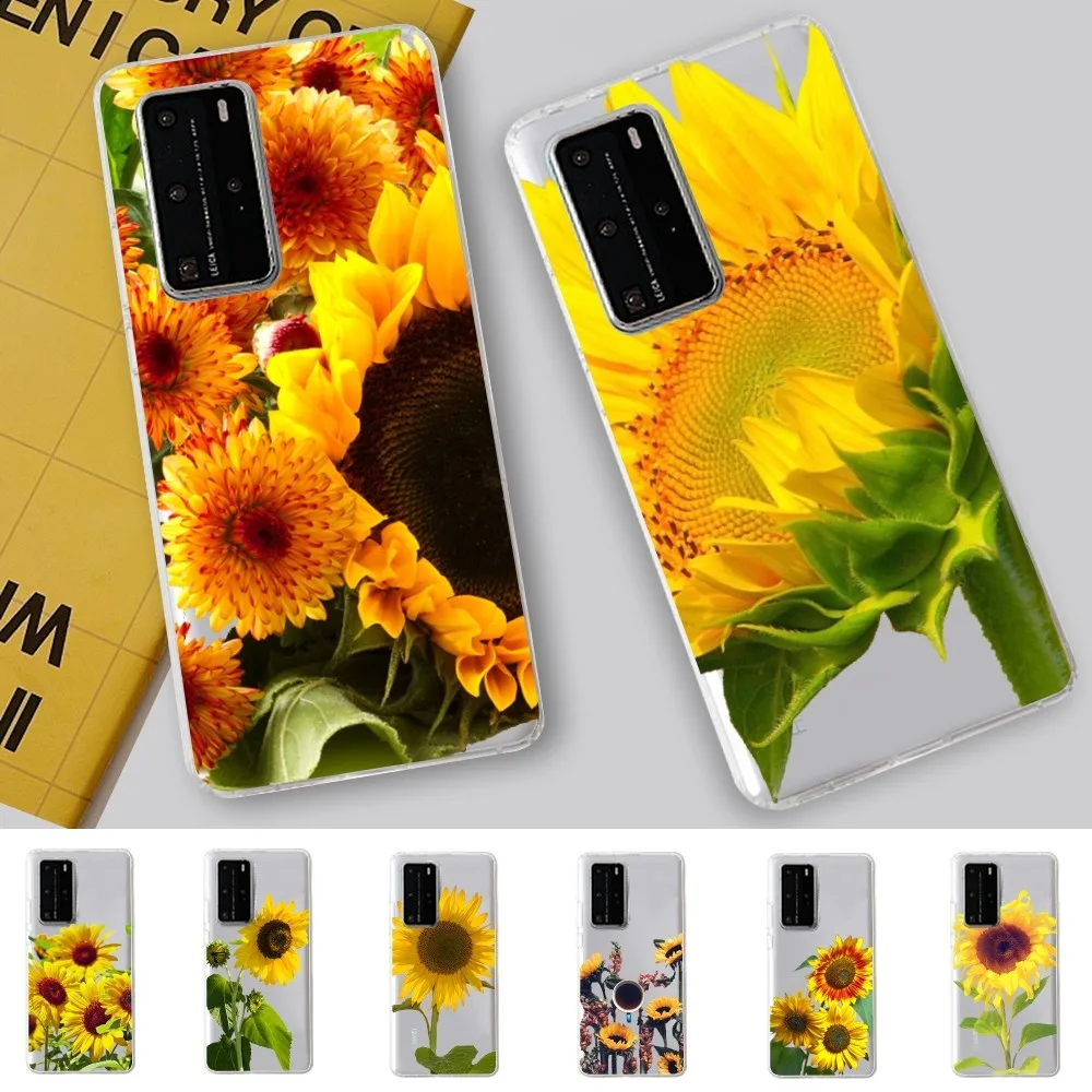 

Sunflower Phone Case for Samsung S10 20 22 23 A10 40 for Xiaomi10 Note10 for Huawei P50 20 Honor60 70