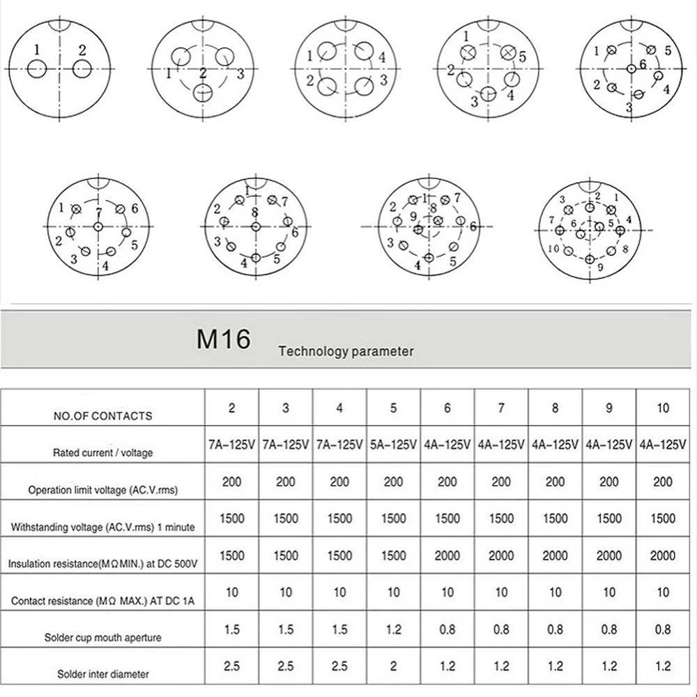 GX16 2 3 4 5 6 7 8 9Pin Aviation Plug Socket Fixed Movable Sensor Threaded Bend Straight Connector Multiple Connection Methods