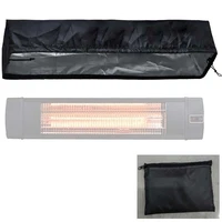 New 420D Oxford Black Wall Mounted Patio Heater Cover Waterproof Infrared Heater Protector Patio Heater Cover With Drawstring 1