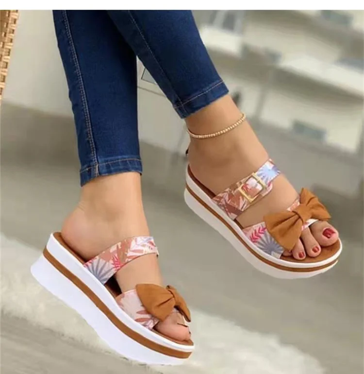 Women Shoes 2022 New Sandals Open Toe Shoes For Women Solid Color Ladies Shoes Casual Beach Wedge Sandals Light Zapatos De Mujer