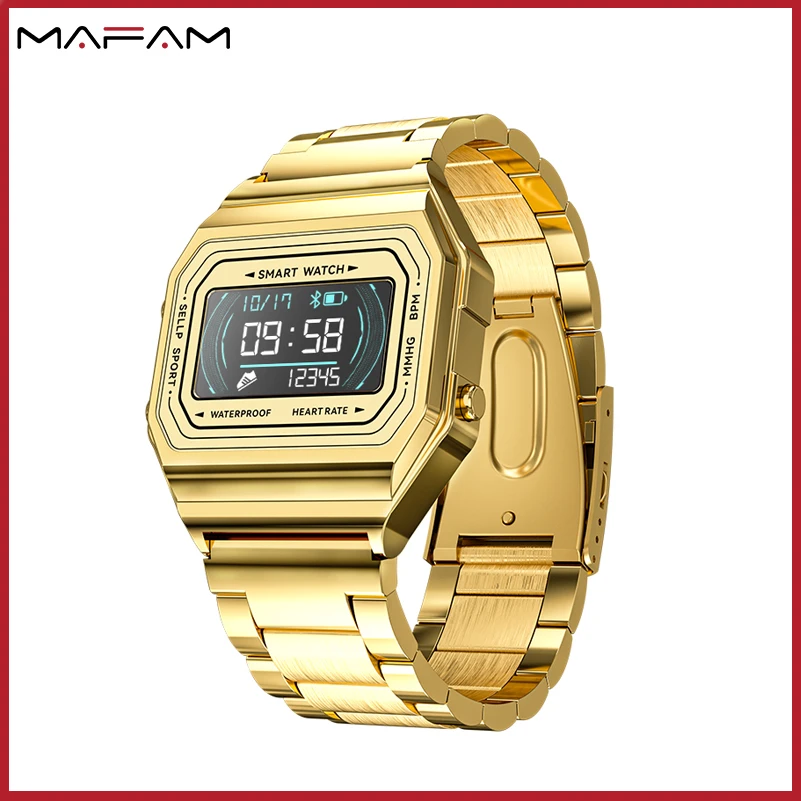 MAFAM i6 Smart Watch Men Always-on Display Message Notification Fitness Tracker Sleep Monitor Smart Watch for Android IOS Phone
