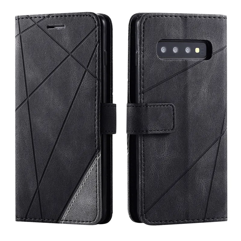 Luxe leren Flip S8 S9 Plus S10 S20 FE S21 S22 S23 S24Ultra telefoonhoesje voor Samsung Galaxy Note 9 10 20 portemonnee stand tas hoes_voghion.com