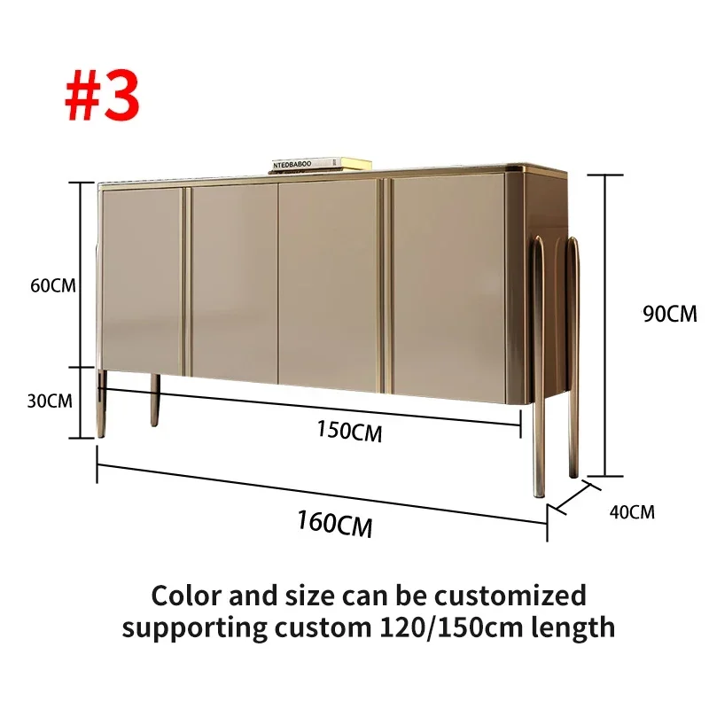 Credenza Display Cabinet Home Furniture Kitchen Alacena Showcases Sideboard Button Sideboards Vitrinas Dining Room White China