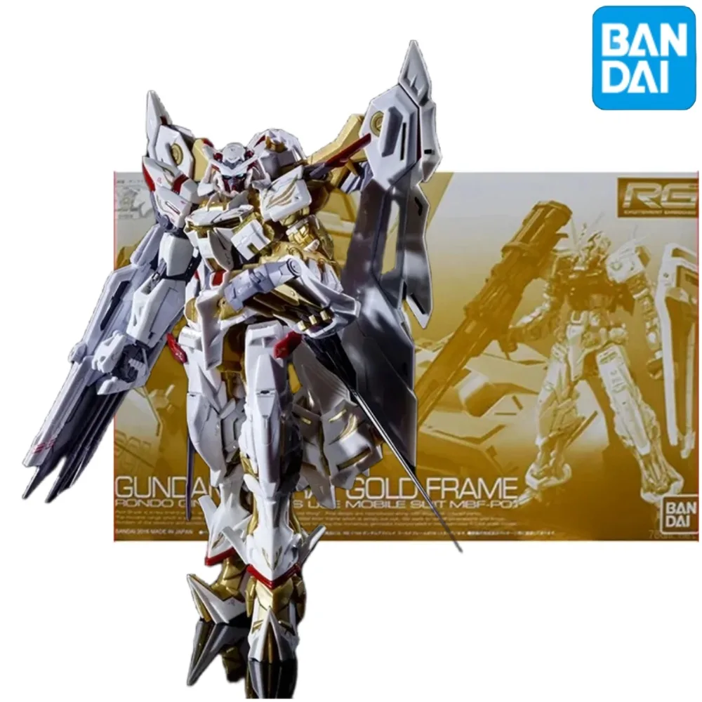 

Bandai Anime Model Original Genuine RG 1/144 MBF-P01 Gundam ASTRAY GOLD FRAME PB Limited Toys Action Figure Gifts Collectible