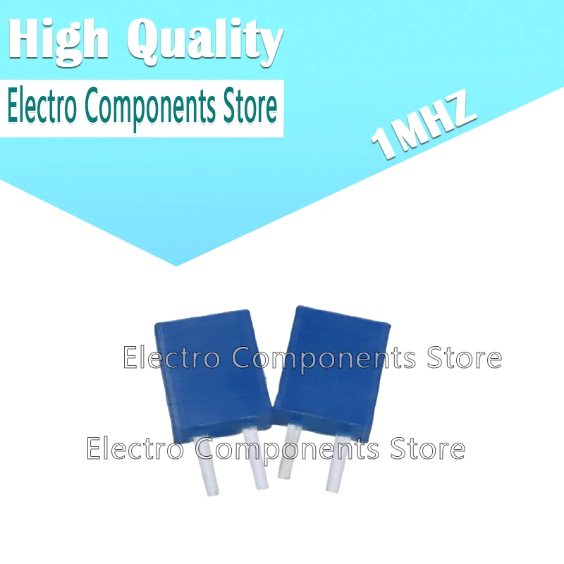 5PCS/Lot Z1.0M 1MHZ Ceramic Resonator 1M 1.000MHZ ZTB1.0M 1000J DIP2