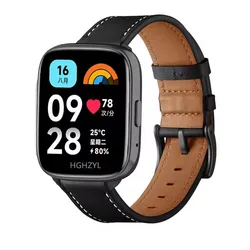 Elegant Leather Loop Strap for Smartwatch - Premium Wristband Bracelet Accessories (1)