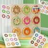 Wooden Doughnut Colors Pairing Toys, Montessori Early Education Puzzle, Color Matching Game, Kindergarten Game 4