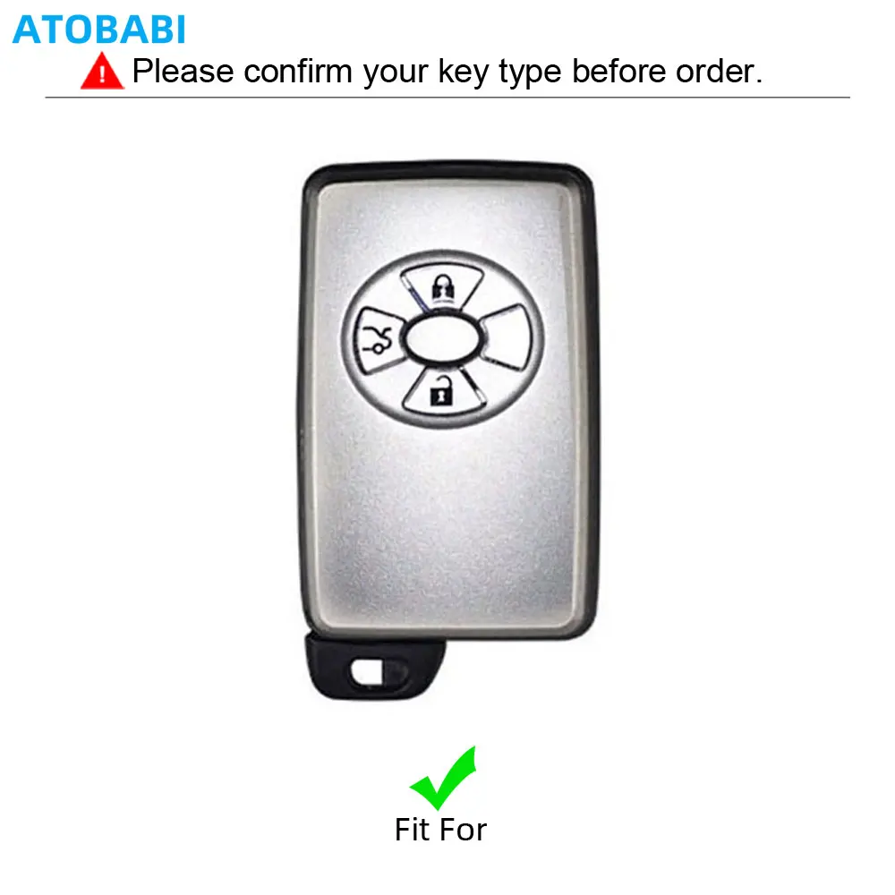 Leather Car Key Case for Toyota Belta Crown Majesta Corolla Axio Fielder Premio Allion Smart Remote Fobs Protector Cover