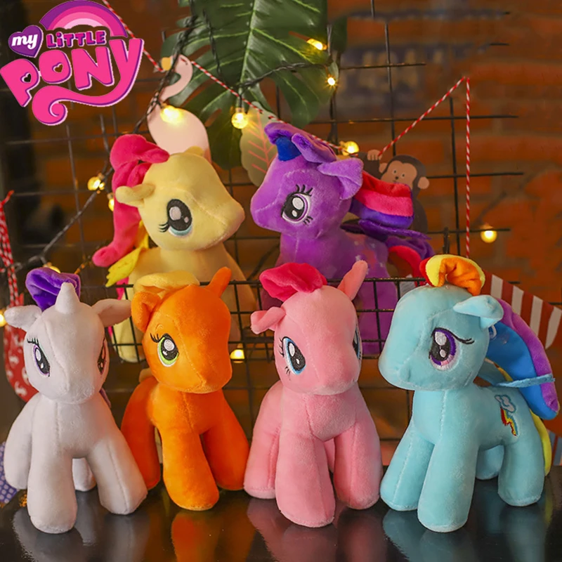 25 Cm My Little Pony Bambola Di Peluche Originale Cartoon Anime Figure Twilight Sparkle Dolls Giocattoli Per Ragazze Regali Di Compleanno Per Bambini
