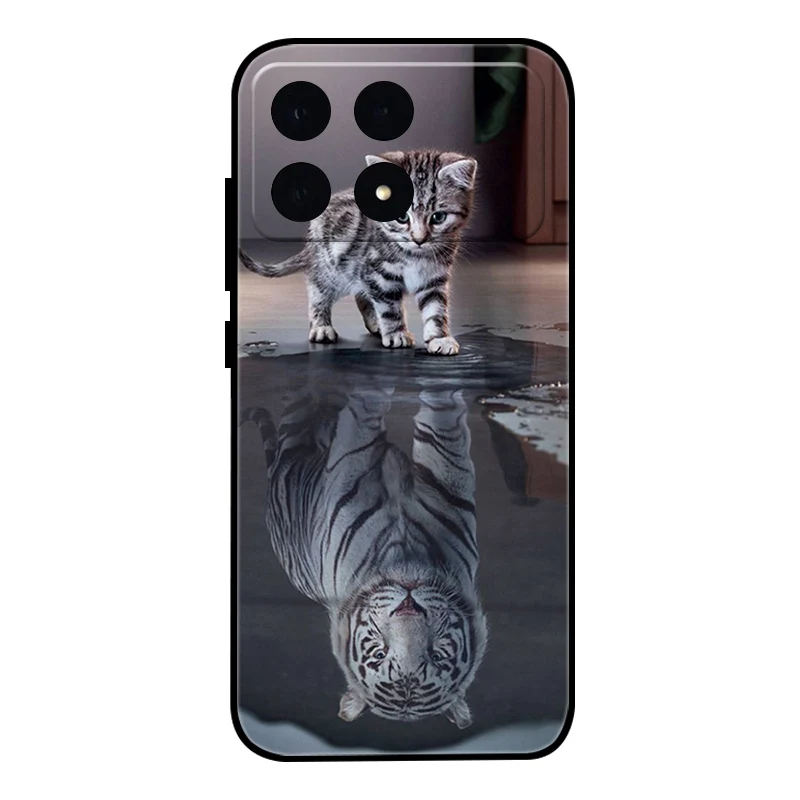 Cute Cartoon Soft Silicone Shockproof Back Case - Enhanced Protection in TPU