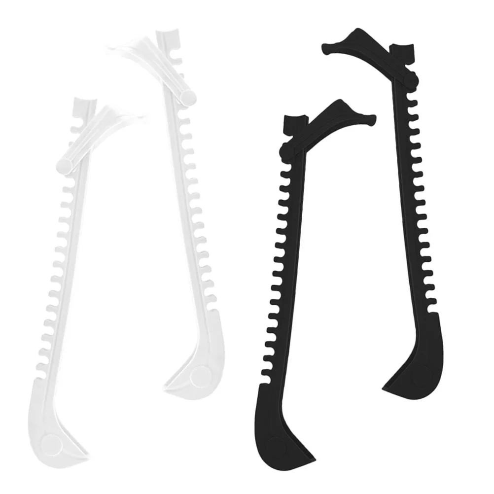 

2 Pairs Skater Shoes Skates Set Guards Figure Skating Hockey Can Be Cut Ice Child