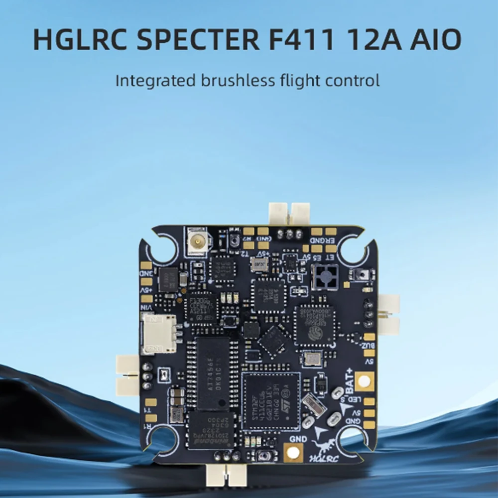 Hglrc Specter F411 12A Aio Integrato Brushless Flight Control Chip Trasmissione Per Fpv Drone Accessori Fai Da Te
