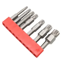 Tournevis Torx cannelé à 12 points, embout de 1/4 pouces, tige hexagonale, tête de perceuse à vent 50mm, clé à vis magnétique M4 M5 M6 M7 M8 M10 M12 7 pièces 2
