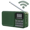 FM Radio Bluetooth-Compatible Solar Powered/Rechargable Emergency Radio Receiver Supports U Disk TF Card MP3 Play LCD Display 1