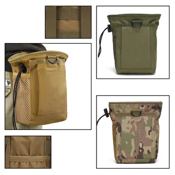 Marsupio da allenamento riciclabile con borsa MOLLE mimetica da 3-5 litri, supporto MOLLE per gilet/cintura
