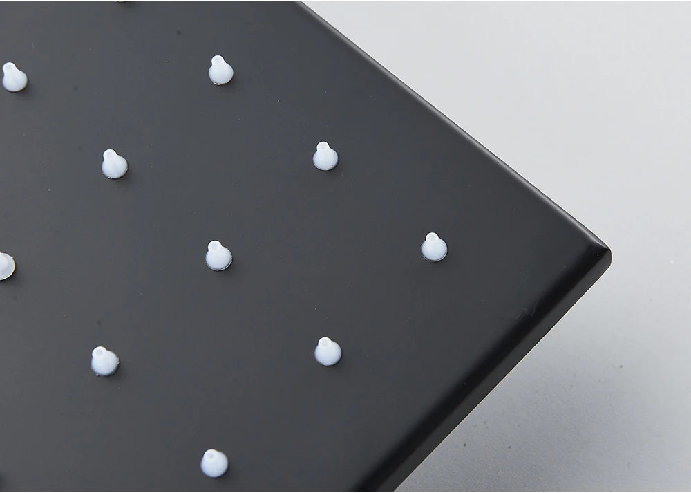 Description Picture 6 of itemBlack Rainfall Shower Set Bathroom Digital Display Shower Faucet 20 inch Ceiling LED Shower Head Rotating SPA Massage Jets