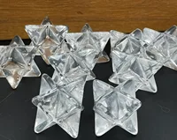 Natural Clear Crystal Merkaba Crystal Stones Energy Minerals Jewelry Healing Decoration 2