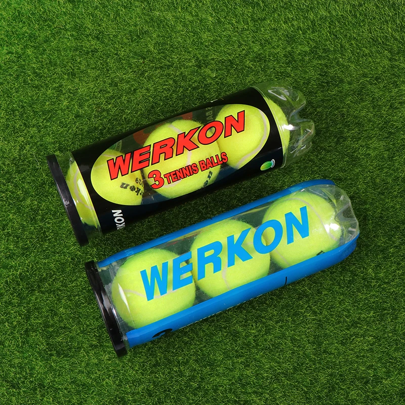 1Tube 3 Pcs Tennis Balls High Elasticity Durability Unpressurised Tennis Ball Training Sport Competition Ball For Trainer