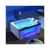 Whirlpool Massage Bathtub Sexy Spa Tub with Water Fall Air Bubble Jacket 2People Luxury Configurations 170x120x68cm 1