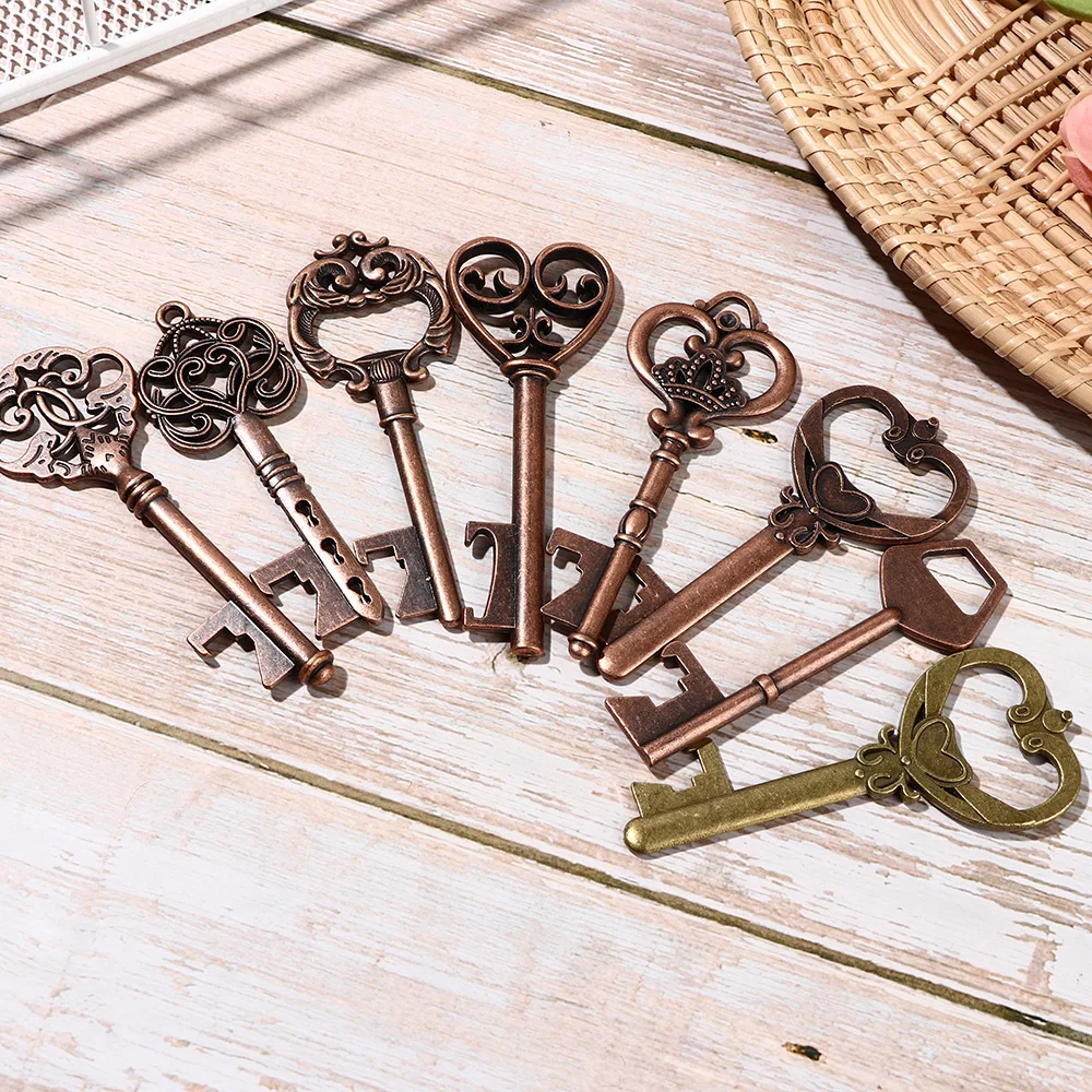 Bottle Opener Wine Opener Kitchen Tools Vintage Key Bottle Opener Beer Opener Wine Keychain Souvenir Festival Souvenir Gift Party Favor Supplies Kitchen Accessories